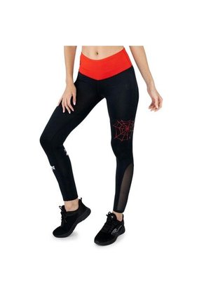 Leggings Everlast Marvel Spiderman Mujer-Negro/Rojo