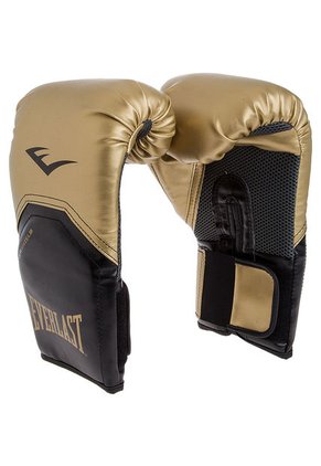Guantes Dorados-Negros Everlast Pro Style Elite Training Gloves 14 Oz