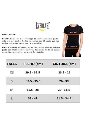 Camiseta Everlast Find Your Power Mujer-Blanco