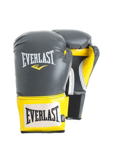 Guante Boxeo 14Oz Everlast Gris-Amarillo
