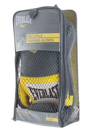 Guante Boxeo 14Oz Everlast Gris-Amarillo