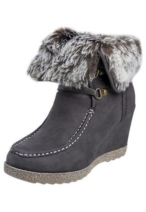 Botines Excess Peluche Café