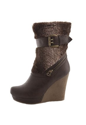 Botas Excess Peluche Chocolate