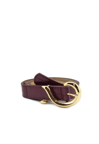 Cinturon Hebilla Envolvente Textura Croco Face2Face JP2692680 FACE 2 FACE