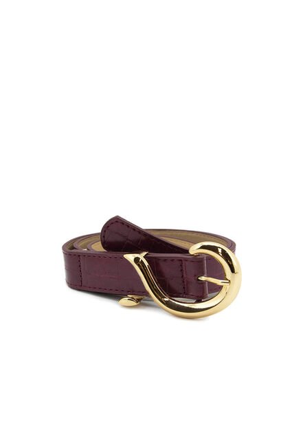 Cinturon Hebilla Envolvente Textura Croco Face2Face JP2692680