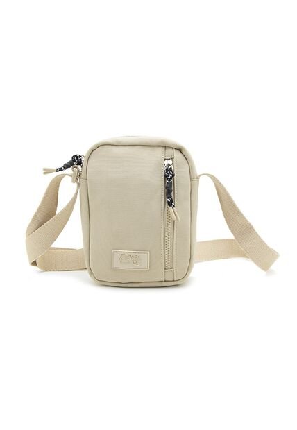 Bandolera Pequeña De Poliéster Con Accesorio En El Cierre