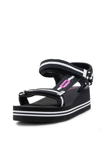 Sandalia Deportiva En Plataforma Con Correas Textiles Y Punteras Metálicas Face2Face EU2425152