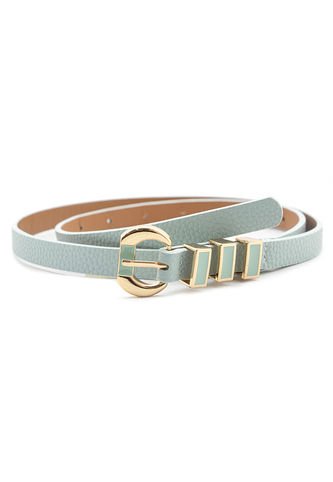 CINTURON DELGADO CON 3 PASADORES DORADOS FACE2FACE FF22Q453 Face2Face