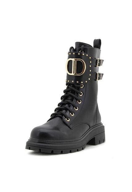 Combat Boot Con Taches En Correa Y Plaqueta Face2Face CX232275