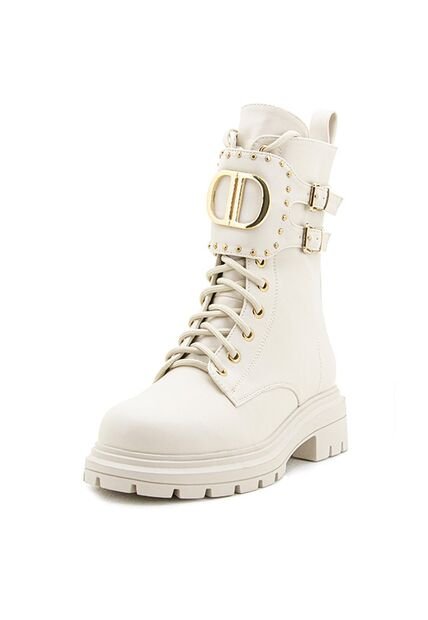 Combat Boot Con Taches En Correa Y Plaqueta Face2Face CX232275