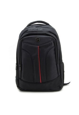 Morral Unisex Con Compartimiento Para PC Y Diseño De Contraste Rojo En Bolsillo Frontal Face2Face