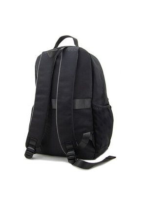 Morral Con Compartimiento Para PC, Accesorio En Cierre Tipo Llavero Y Diseño Estampado En El Frente