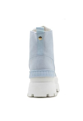 Botín Face2face De Mujer En Textil Con Cordones