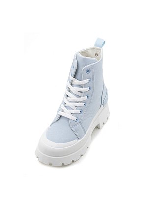 Botín Face2face De Mujer En Textil Con Cordones