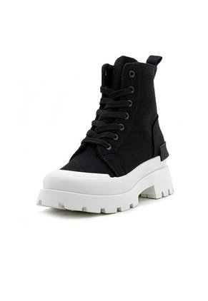 Botín Face2face De Mujer En Textil Con Cordones