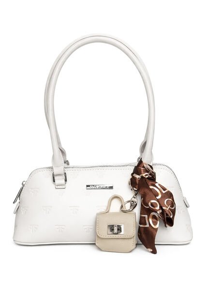 Bolso De Hombro Media Luna Repujado Face2Face IQ2612657
