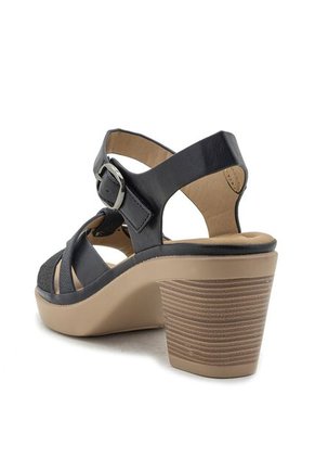 Sandalias De Tacón Grueso Forrado Con Correas Cruzadas En El Empeine Face2Face EU242597