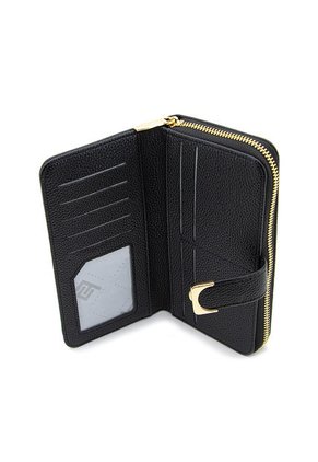 Billetera Larga Con Puntera Metálica Y Broche