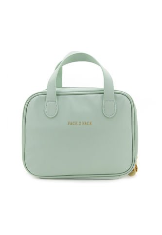 Cosmetiquera Rectangular Grande Con Agarraderas Tipo Maletín Face2Face