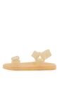 Sandalia Plana Con Velcro Y Detalles Transparentes Face2Face EU2425112 de Face2Face