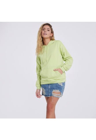 Facol Hoodie Mujer Ostu Verde Poli ster Knasta Colombia