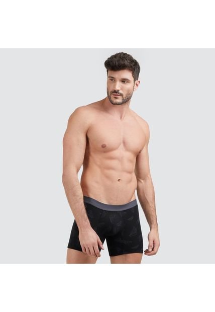 Bóxer Medio Estampado Hojas - Compra Ahora | Dafiti Colombia