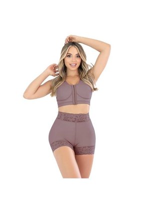 Panty Levantacola Moldeador Control Abdomen Fajas Canela Ref 3000