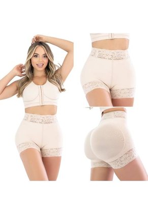 Panty Faja Levantacola Moldeador Control Abdomen Beige Ref 3000 Fajas Canela