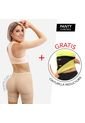 Panty Faja Moldeadora Control Abdomen Con Levanta Cola Efecto Invisible Para Mujer + Cinturilla Reductora Gratis – 30011901 de Fajas Canela