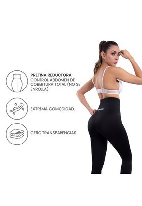 Leggins Deportivo Reductor De Abdomen Levanta Cola Para Mujer