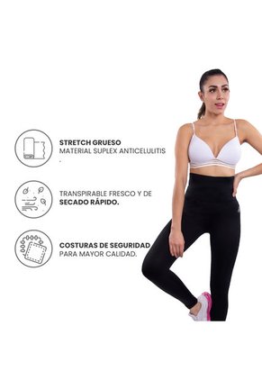 Leggins Deportivo Reductor De Abdomen Levanta Cola Para Mujer