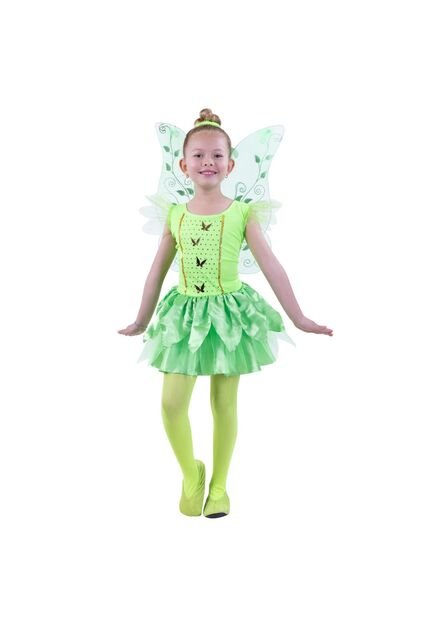 DISFRAZ HADA FANTASIA NIÑA Verde