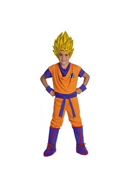 DISFRAZ GOKU NIÑO Amarillo