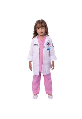 DISFRAZ DOCTORA NIÑA Rosa Fantastic Night