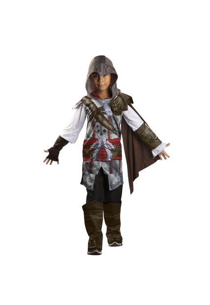 DISFRAZ EZIO ASSASSIN'S CREED NIÑO Gris