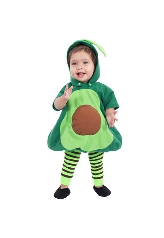 DISFRAZ AGUACATE BEBE Verde Fantastic Night