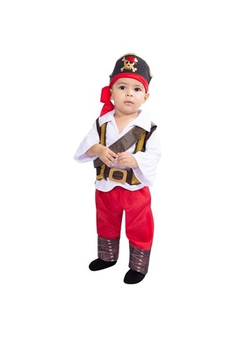 DISFRAZ PIRATA BEBE Rojo Fantastic Night