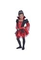 DISFRAZ PRINCESA VAMPIRESA NIÑA Rojo de Fantastic Night