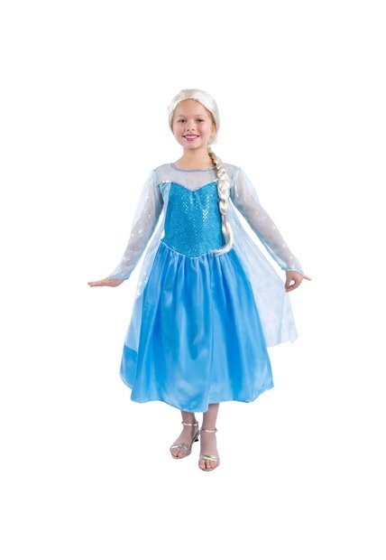 DISFRAZ PRINCESA DEL HIELO NIÑA Azul