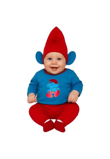 DISFRAZ PAPA GNOMO BEBE Rojo