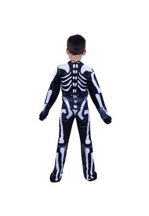 DISFRAZ SKELETON NIÑO Negro