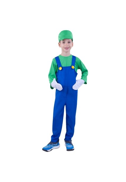 DISFRAZ GAMER L NIÑO Verde