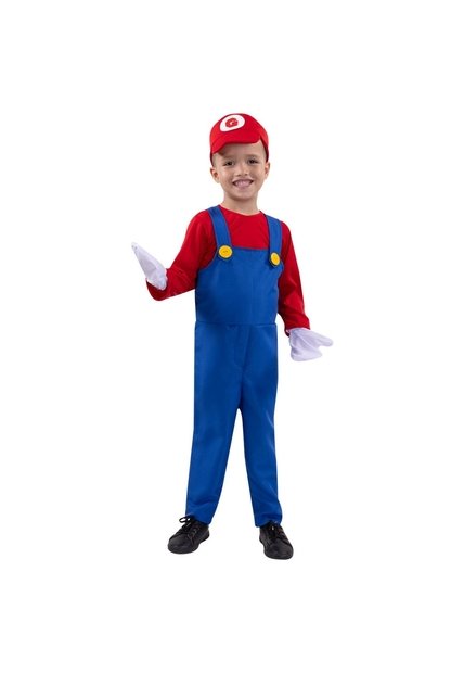 DISFRAZ GAMER NIÑO Azul