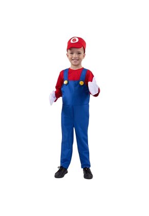 DISFRAZ GAMER NIÑO Azul