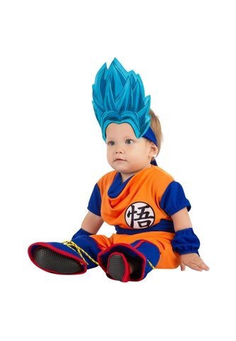 DISFRAZ GOKU BEBE Azul Fantastic Night
