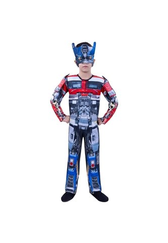 DISFRAZ OPTIMUS PRIME TRANSFORMERS RISE OF THE BEASTS NIÑO Azul Fantastic Night