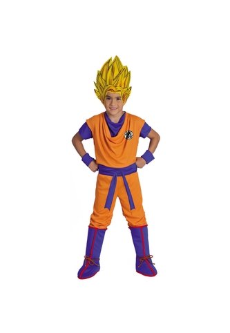 DISFRAZ GOKU NIÑO Amarillo Fantastic Night