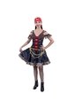 DISFRAZ PIRATA AVENTURERA MUJER Negro de Fantastic Night
