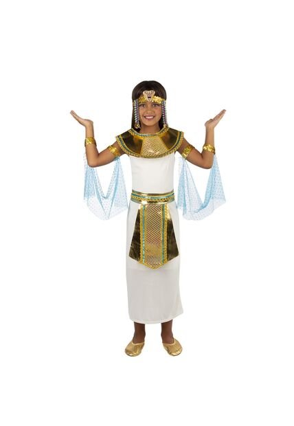 DISFRAZ EGIPCIA NIÑA Azul