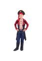 DISFRAZ PIRATA ANIME NIÑO Rojo de Fantastic Night